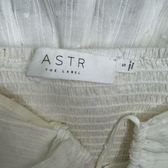 ASTR THE LABEL WHITE MARIETTA CINCHED BUST CUTOUT MINI DRESS Small. C18 - Picture 16 of 16